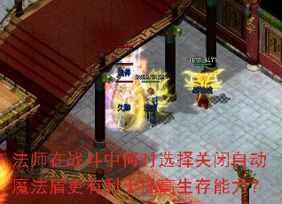 法师在战斗中何时选择关闭自动魔法盾更有利于提高生存能力? 法师在战斗中何时选择关闭自动魔法盾更有利于提高生存能力?