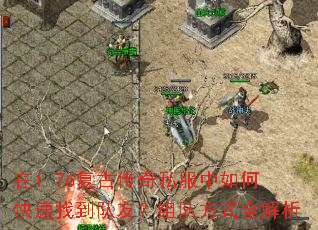 在1.76复古传奇私服中如何快速找到队友?组队方式全解析 在1.76复古传奇私服中如何快速找到队友?组队方式全解析