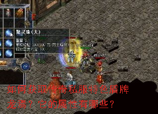 如何获取传奇私服特色盾牌龙焉?它的属性有哪些? 如何获取传奇私服特色盾牌龙焉?它的属性有哪些?