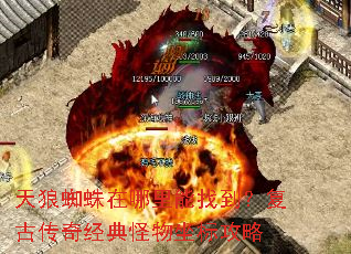 天狼蜘蛛在哪里能找到?复古传奇经典怪物坐标攻略 天狼蜘蛛在哪里能找到?复古传奇经典怪物坐标攻略