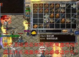 ��֮ʥս��װ��δ���ħѪ��ָ��һ��������ħѪ���л��ܱ���ʲô��