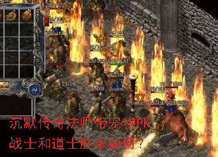 沉默传奇法师带宠物PK战士和道士胜率如何? 沉默传奇法师带宠物PK战士和道士胜率如何?