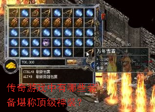 ������Ϸ������Щװ�����ƶ�����װ��