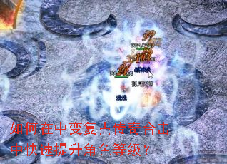 如何在中变复古传奇合击中快速提升角色等级? 如何在中变复古传奇合击中快速提升角色等级?