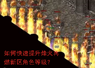 如何快速提升烽火再燃新区角色等级? 如何快速提升烽火再燃新区角色等级?