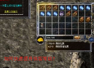 如何快速提升侠客等级? 如何快速提升侠客等级?