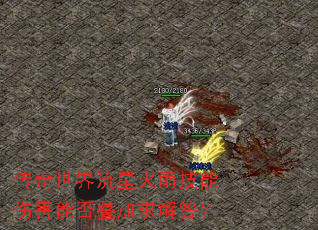 传奇世界流星火雨技能伤害能否叠加求解答? 传奇世界流星火雨技能伤害能否叠加求解答?