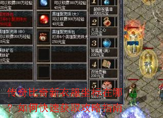 传奇比奇新衣服坐标在哪?如何快速获取攻略指南 传奇比奇新衣服坐标在哪?如何快速获取攻略指南