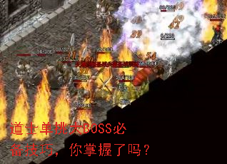 道士单挑大BOSS必备技巧,你掌握了吗? 道士单挑大BOSS必备技巧,你掌握了吗?