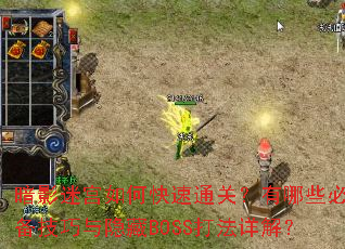 暗影迷宫如何快速通关?有哪些必备技巧与隐藏BOSS打法详解? 暗影迷宫如何快速通关?有哪些必备技巧与隐藏BOSS打法详解?
