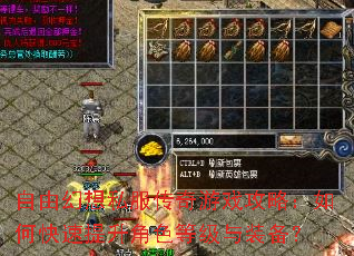 自由幻想私服传奇游戏攻略:如何快速提升角色等级与装备? 自由幻想私服传奇游戏攻略:如何快速提升角色等级与装备?