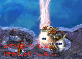 如何快速提升45woool传奇私服角色战斗力? 如何快速提升45woool传奇私服角色战斗力?