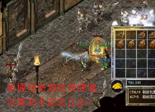 掌握传奇游戏快捷键,你离高手还差几步? 掌握传奇游戏快捷键,你离高手还差几步?