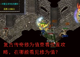 复古传奇修为值查看位置攻略,在哪能看见修为值? 复古传奇修为值查看位置攻略,在哪能看见修为值?