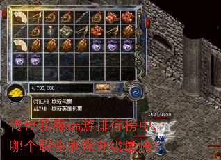 传奇私服端游排行榜中,哪个职业刷怪升级最快? 传奇私服端游排行榜中,哪个职业刷怪升级最快?