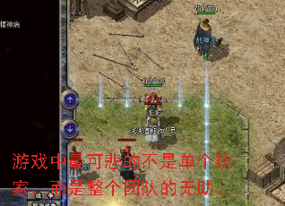 游戏中最可悲的不是单个玩家,而是整个团队的无助。 游戏中最可悲的不是单个玩家,而是整个团队的无助。