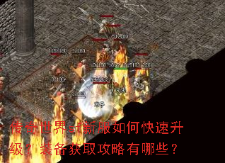 传奇世界sf新服如何快速升级?装备获取攻略有哪些? 传奇世界sf新服如何快速升级?装备获取攻略有哪些?