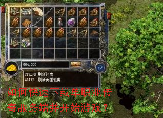 如何快速下载单职业传奇服务端并开始游戏? 如何快速下载单职业传奇服务端并开始游戏?