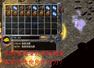 如何快速提升新版超变单职业传奇角色战力? 如何快速提升新版超变单职业传奇角色战力?