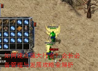 如何建立强大行会?会长必备管理与发展攻略全解析 如何建立强大行会?会长必备管理与发展攻略全解析
