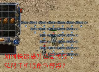 如何快速提升公益传奇私服手机版角色等级? 如何快速提升公益传奇私服手机版角色等级?